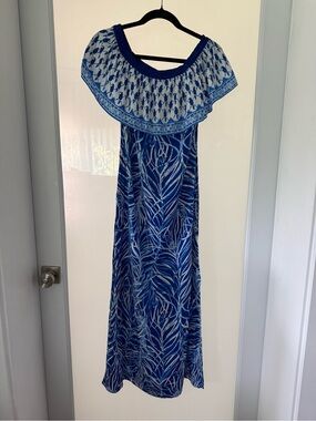 adaya maxi shift dress Maxi Dress Evening Shift Dress Lilly Pulitzer Adaya Maxi Shift Dress Blue Med